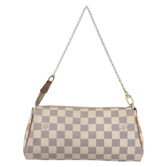 LOUIS VUITTON Damier Azur Eva Shoulder Bag 2way N55214 LV Auth 149303 - Picture 3 of 16
